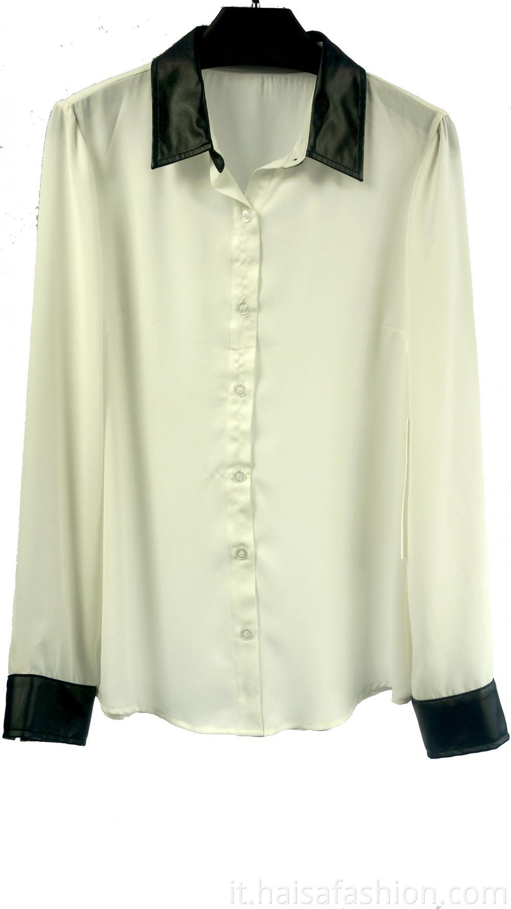 Spring Ladies White Blouses Shirts